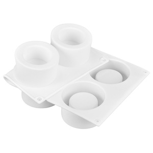 6-Cavity Cylindrical Silicone Mousse Mold Non-Stick Cake Mold For DIY Desserts And Candles - Product Image 4
