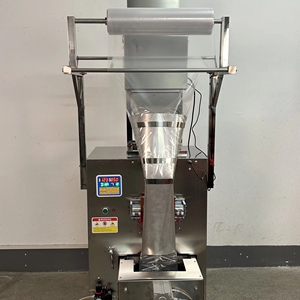 Machine d'emballage alimentaire robuste, remplisseuse <span class=keywords><strong>de</strong></span> sacs, scelleuse, coupeuse, étiqueteuse pour granulés, feuilles <span class=keywords><strong>de</strong></span> thé, bonbons, chips - Product Image 1