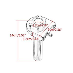 Pièces en alliage d'aluminium usinées CNC sur mesure pour accélérateurs de moto de précision à prix d'usine - Product Image 2