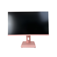 Moniteur de jeu 23,8 pouces FHD 165Hz IPS sans cadre 99% sRGB temps de réponse 1ms noir blanc rose pour le travail, les étudiants, le bureau et les jeux
