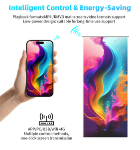 จอแสดงผล LED แบบโปร่งใสสำหรับโฆษณาบนอากาศ รุ่น Flexible Sky Fly Flag P15 P20 P25 พร้อมระบบยกด้วยโดรน สำหรับงานกลางแจ้ง - Product Image 3