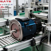 Motor de Inducción Trifásico de CA Estándar IEC IE4 OEM, 1HP 1.5 kW, 4 Polos, 1430 RPM, 380V, Bobinado de Cobre, Carcasa de Aluminio, IP54 IP55