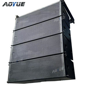 passive dual 12 inch line array neodymium 3 way component speakers dj line array speaker <b>system</b> - Product Image 1
