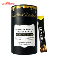 Bâtonnets de miel au shilajit à l'acide fulvique naturel 400mg, vente en gros, pour adultes - Meilleures ventes
