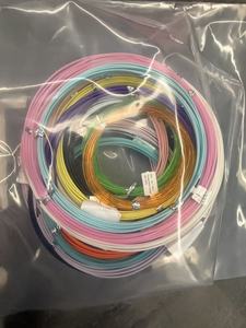 ชุดตัวอย่างเส้นพลาสติกสำหรับเครื่องพิมพ์สามมิติ ONROAD COMPANY ขนาด 1.75 มม. แบบ PLA หลายสี หลายวัสดุ - Product Image 3