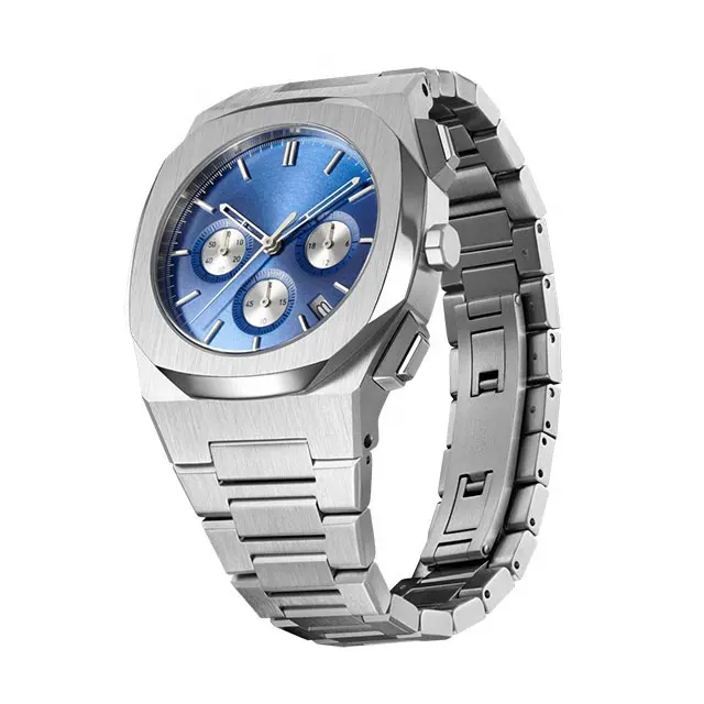 Relojes de moda para hombre, reloj de pulsera automático, con tu propio logotipo, mecánico, de lujo