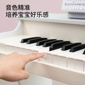 Children's Piano Toys Wooden Early Education Playing Electronic Music Parent-child Interactive Baby <b>Puzzle</b> Kindergarten Playgrou - Product Image 3