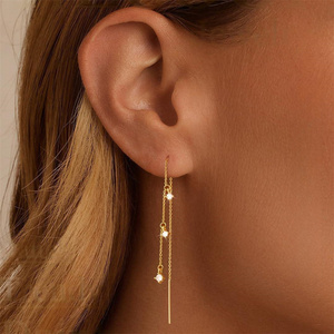 Nuevo Collar de Plata de Ley S925 con Diseño de Cadena en Capas y Borlas con Microdiamantes, Joyería Femenina de Alta Gama - Product Image 4