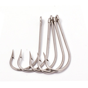 Anzuelo Mustad 34007 Seahorse de vástago largo con púas para pesca en agua salada, para uso en el océano. - Product Image 1
