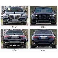 Kit carrosserie de haute qualité pour pare-chocs avant/arrière, lifting pour Mercedes-Benz W221 à W223 Classe S, style S63 AMG, installation facile
