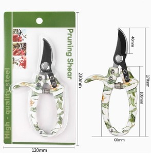 Tijeras de Podar de Acero Inoxidable 3Cr13, Tijeras de Jardín Florales con Agarre Antideslizante para Cortar Ramas de Flores - Product Image 3