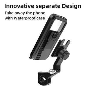 Staffa di supporto <span class=keywords><strong>per</strong></span> <span class=keywords><strong>telefono</strong></span> cellulare <span class=keywords><strong>per</strong></span> <span class=keywords><strong>moto</strong></span> impermeabile con Touch Screen <span class=keywords><strong>per</strong></span> specchietto retrovisore laterale del motore <span class=keywords><strong>per</strong></span> <span class=keywords><strong>custodia</strong></span> <span class=keywords><strong>per</strong></span> supporto <span class=keywords><strong>per</strong></span> <span class=keywords><strong>telefono</strong></span> da <span class=keywords><strong>moto</strong></span> - Product Image 2