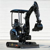 Livraison gratuite, mini-excavatrice de 1,8 tonne, moteur Kubota, petite excavatrice de 1 tonne, 2 tonnes, mini-excavatrice, micro-excavatrices avec accessoires