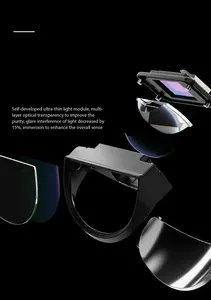 Occhiali <span class=keywords><strong>AR</strong></span> Intelligenti Rayneo Air 3S Pro con Schermo OLED Micro 1200Nits 1980P, Display Video, Occhiali 3D per Film, Connessione Attrezzature DP - Product Image 4