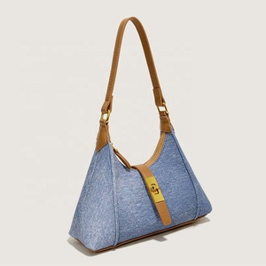 Bolso de <span class=keywords><strong>mano</strong></span> Retro Vintage Blanco marrón para mujer, bolso de <span class=keywords><strong>mano</strong></span> de gama alta con correa para el hombro - Product Image 5