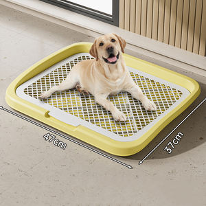 2025 Neues Produkt zum Trainieren von Hunden zum Toiletten haustier mit Säulen schublade Indoor Flat Type Poop Basin Grid Design Hunde toilette - Product Image 1
