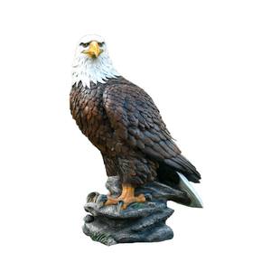 Estatua de águila de tamaño real grande, escultura decorativa para jardín al aire libre, simulación de fibra de vidrio, artesanía de resina <span class=keywords><strong>Animal</strong></span> - Product Image 1