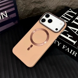 เคสโทรศัพท์มือถือแบบแม่เหล็กด้าน รุ่นแฟชั่น สำหรับ iPhone 17 12 13 14 15 16 Pro Max Plus รองรับการชาร์จไร้สาย ป้องกันแรงกระแทก ฝาหลังแข็ง - Product Image 5