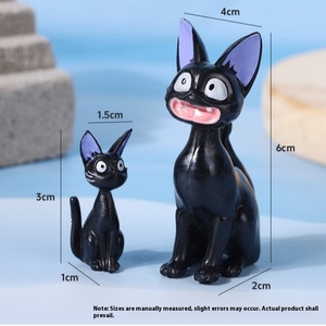 Cartone animato carino Gigi fabbrica di gatti neri capelli lisci creativi sott'acqua ornamento del mondo per piccoli acquari decorazioni di pesci transfrontalieri - Product Image 2