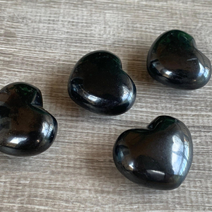 Wholesale Hot Selling <b>Crystal</b> Heart Wealth Attraction Decorative Stone Carving <b>Raw</b> Stone Crusher Mineral Collection DIY Healer - Product Image 2