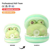 Figurine à presser Macaron Bulle, Jouet Tendance, Figurine Anti-stress Animal Mignon, Balle Fidget pour Décoration de Bureau et Cadeaux pour Enfants