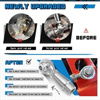 Kit de rotules Heim en Chromoly, filetage gauche/droite, 1 1/4'', 1/2, 5/8, 3/4, 7/8, 1.25 pouces, pour suspension de course et applications robotiques