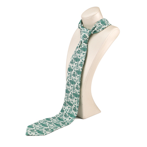 Conjunto de Corbata y Pañuelo de Bolsillo para <span class=keywords><strong>Hombre</strong></span>, de Seda Estampada de Alta Calidad con Diseño Nupcial y Estampado Integral - Product Image 3