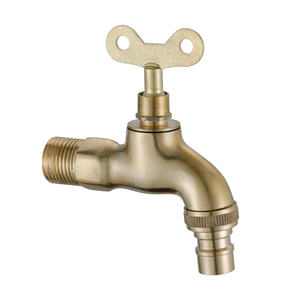 Factory Outlet Copper Material Outdoor Garden Water <strong>Tap</strong> <strong>Lock</strong> 2/1 Anti-theft Faucet with <strong>Lock</strong> Key for Basin Use - Product Image 2