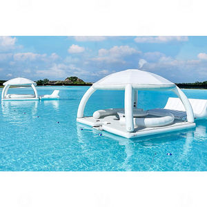 Isola Galleggiante Gonfiabile Modello Parco Acquatico per Sport Acquatici e Divertimento in Spiaggia o Piscina - Product Image 3