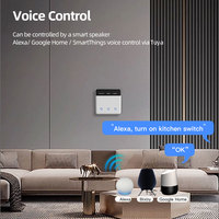 Automatisation domestique UEMON conforme aux normes européennes avec commande vocale Wi-Fi pour hôtels, garages, avec écran tactile intelligent N+L