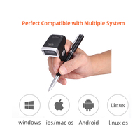 Escáner inteligente OEM más pequeño XT3001ER 1D 2D escáner de código de barras de anillo con base de carga para gestión de inventario