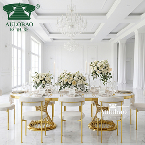 Elegant Events Furniture White Iron Metal Wedding <b>Party</b> Dining <b>Tables</b> and Chairs - Product Image 6