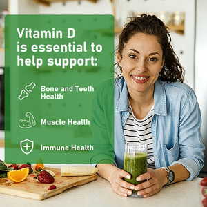 Factory Direct Vitamin D3 K Softgels with Vitamin D Bone and Teeth Health High Potency Formula For Energy levels Improve Mental - Product Image 5
