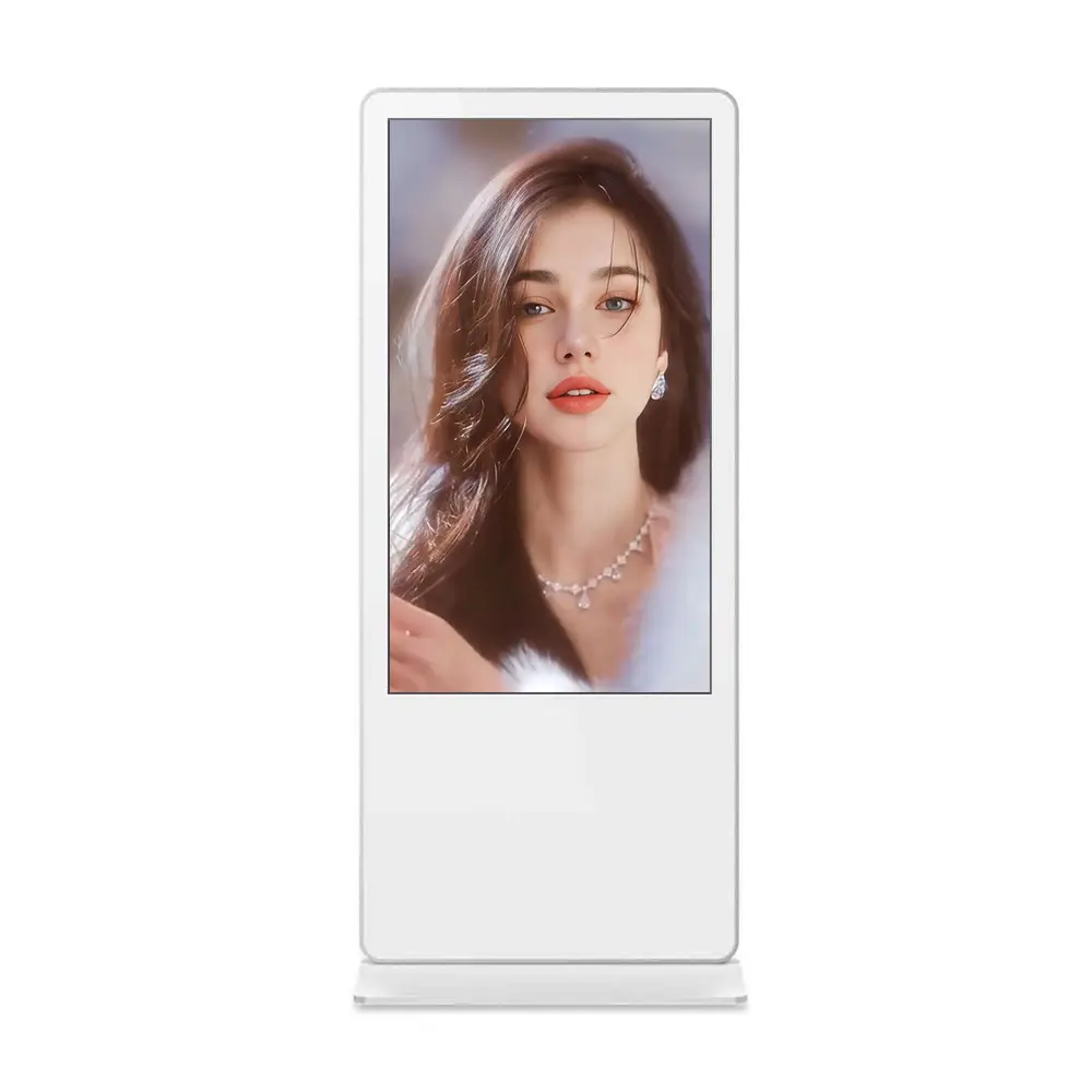 55 65 inch Floor Stand Digital Signage Android Os Display WIFI network Touch Screen Kiosk Indoor LCD Smart Advertising Display