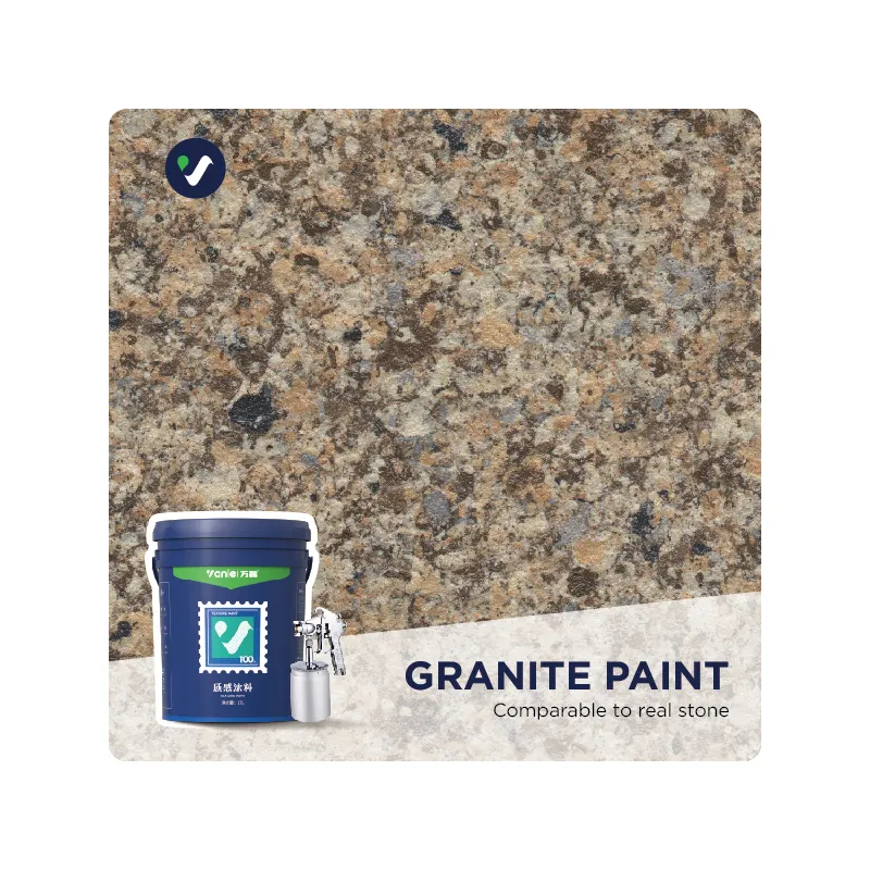 Wanlei Liquid Granite Price Easy To Use Anti Rust Granite Flakes Coating