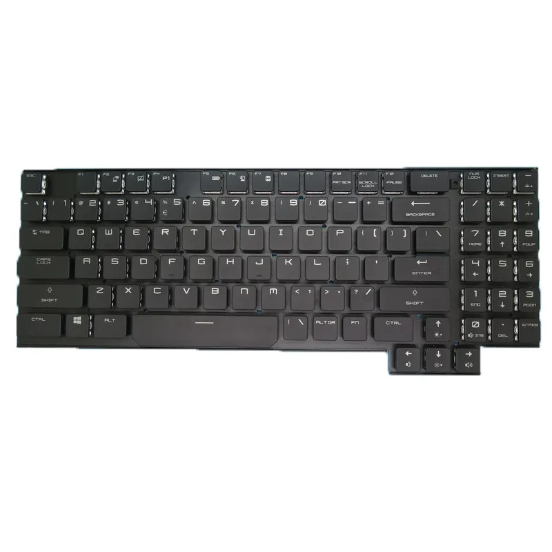 Mekanik klavye için MSI GT75 TITAN 8RF 8RG 8SF 8SG 9SG 9SF 10SG 10SF GT75VR 7RE 7RF MS-17A2 MS-17A3 MS-17A6 İngilizce