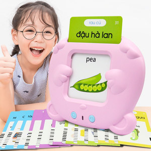 Việt Nam Tiếng anh song ngữ giáo dục sớm ngôn ngữ Kiến Thức thiết bị đồ chơi tương tác thông minh nói chuyện thẻ flash máy - Product Image 6