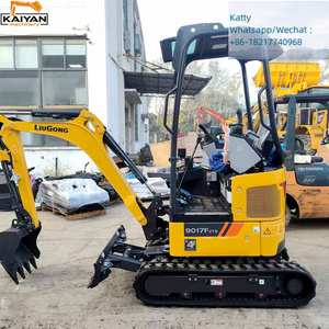 Mini-excavatrice neuve Liugong modèle 9017f, Liugong 9035 9027 mini-pelleuse en stock, en vente. - Product Image 3