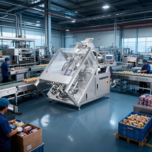Machine d'emballage inclinée anti-éclatement pour <span class=keywords><strong>boulettes</strong></span> de viande congelée et aliments soufflés, avec impression de date - Product Image 6