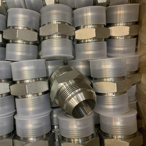 Nhà Máy Giá JIC Nam Chủ Đề Núm Vú Thép Không Gỉ 304 316 SS Thẳng Flare Phụ Kiện Chuyển Đổi Khớp Nối Ống Adapters - Product Image 5