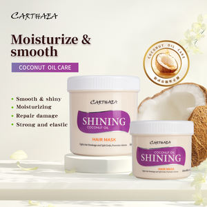 <span class=keywords><strong>Masque</strong></span> capillaire à l'huile de coco en gros, parfum longue durée, traitement hydratant, cheveux lisses et brillants - Product Image 4