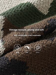 <span class=keywords><strong>American</strong></span> High Street <span class=keywords><strong>Vintage</strong></span> 100% Cotton Anti-pilling Winter Crewneck Sweater Veste en tricot pour hommes - Product Image 3