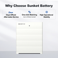 Batterie Lithium Solaire Empilable LiFePO4 de 48V, 200Ah, 10kWh, 20kWh, 15kW, pour PV, en Entrepôt Européen