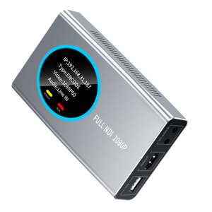 KUNUOMAGIC NDI кодер декодер 10800P60 FULL NDI конвертер с управлением PTZ металлический PoE веб-управление - Product Image 4