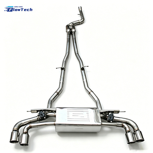 Sistema de Escape Catback Valvetronic de Alto Rendimiento para BMW Serie 5 G30 G38 525 528 530 530i 2.0L 3.0L Acero Inoxidable Pulido - Product Image 4