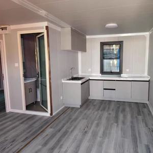 20 pieds 40 pieds Modulaire Préfabriqué Petit Garage Conteneur Kit Wagon Préfabriqué Maisons Mobiles Préfabriquées - Product Image 4