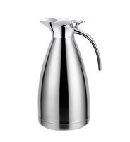 Bouilloire isotherme Kecolove en acier inoxydable 304, grande capacité, garde au froid et au chaud pendant 24 heures, 2L, double isolation.