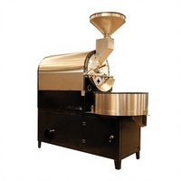 Máquina Tostadora de Granos de Café de Acero Inoxidable con Funciones de Tostado, Enfriamiento, Mezcla, Calentamiento, Aire Caliente y Recolección de Polvo para el Procesamiento de Café
