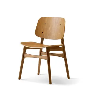 Современное деревянное обеденное кресло DISHI, для ресторана, оптом