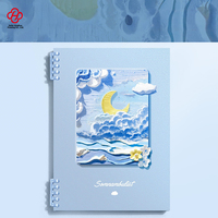 Carnet à spirale détachable A5 B5 A4 pour peinture à l'huile, couverture PP de haute qualité, journal cadeau